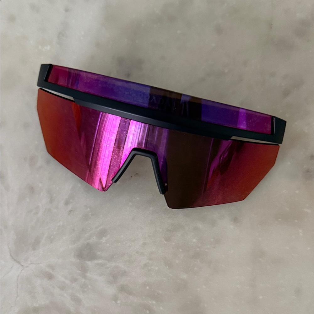 PRADA Purple and Red Sport Sunglasses